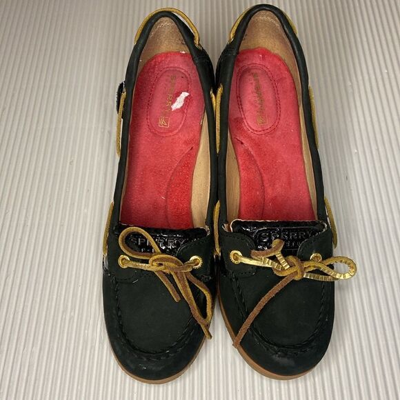 Sperry Top-Sider Woman's Sz 8.5 Leopard embossed wedges - Picture 2 of 9